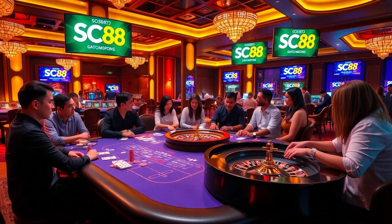 Experience the exhilarating wins at SC88 with lively casino games and vibrant gameplay.