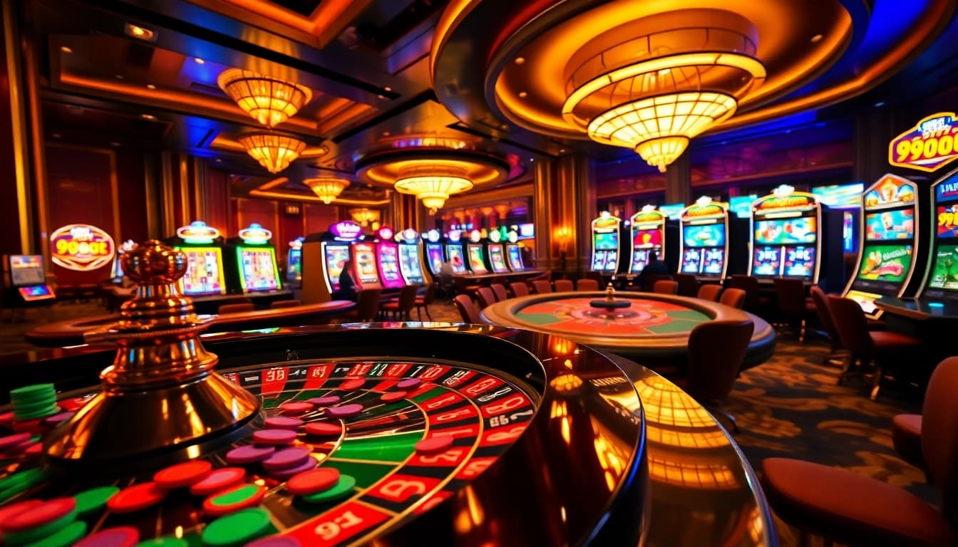 Experience thrilling gaming excitement at 99ok with high-stakes poker, roulette, and vibrant slot machines.