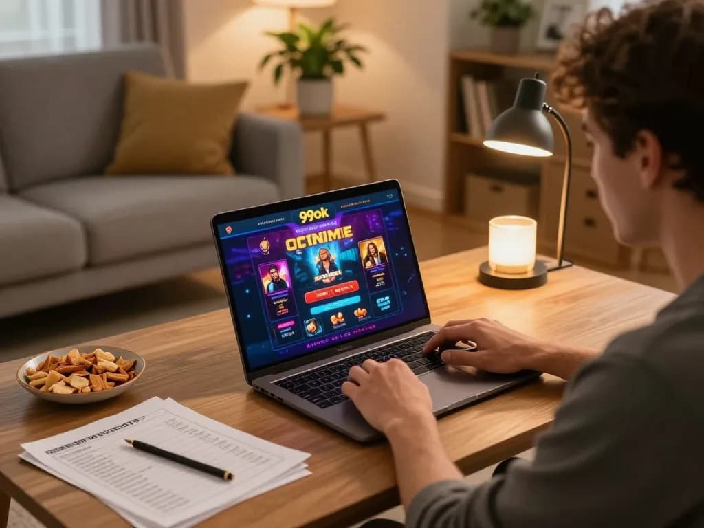 Player enjoying an online game experience on 99ok platform, highlighting an engaging gaming environment.