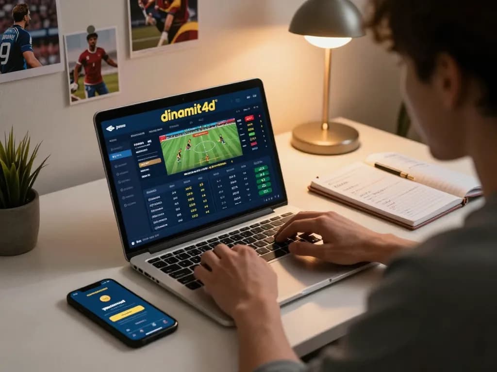 Experience dynamic online betting on dinamit4d with live odds and intense focus in a modern setup