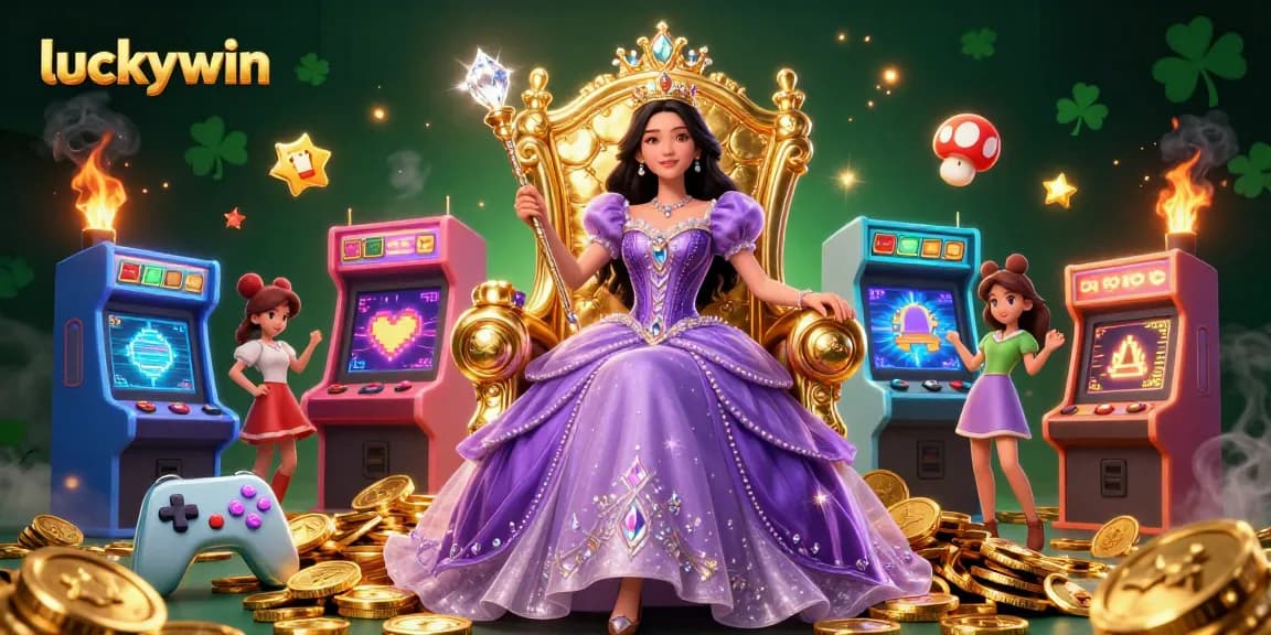 Experience the thrill of luckywin at a vibrant casino with immersive gaming elements.