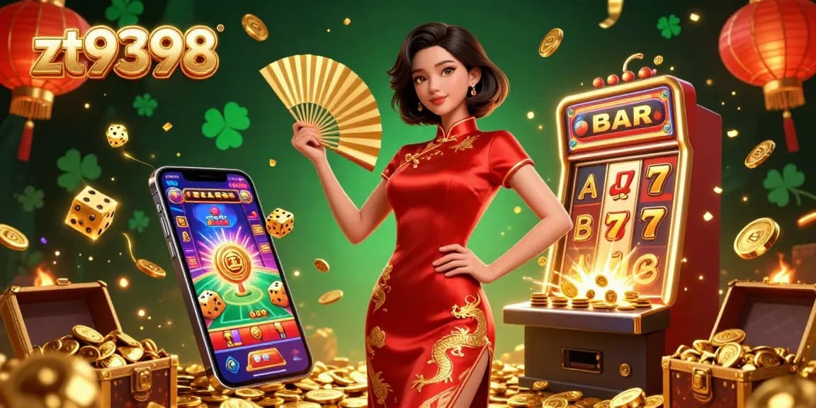 Engage in the thrilling experience of zt9398 with dynamic slot machines and vibrant casino atmosphere.
