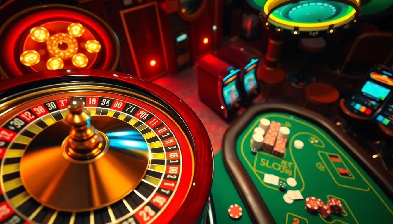Rasakan kegembiraan menang dengan permainan slot apk di suasana kasino yang hidup.