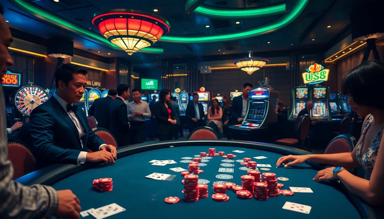 Experience the excitement at uu 88 casino with high-stakes poker and vibrant slot machines.