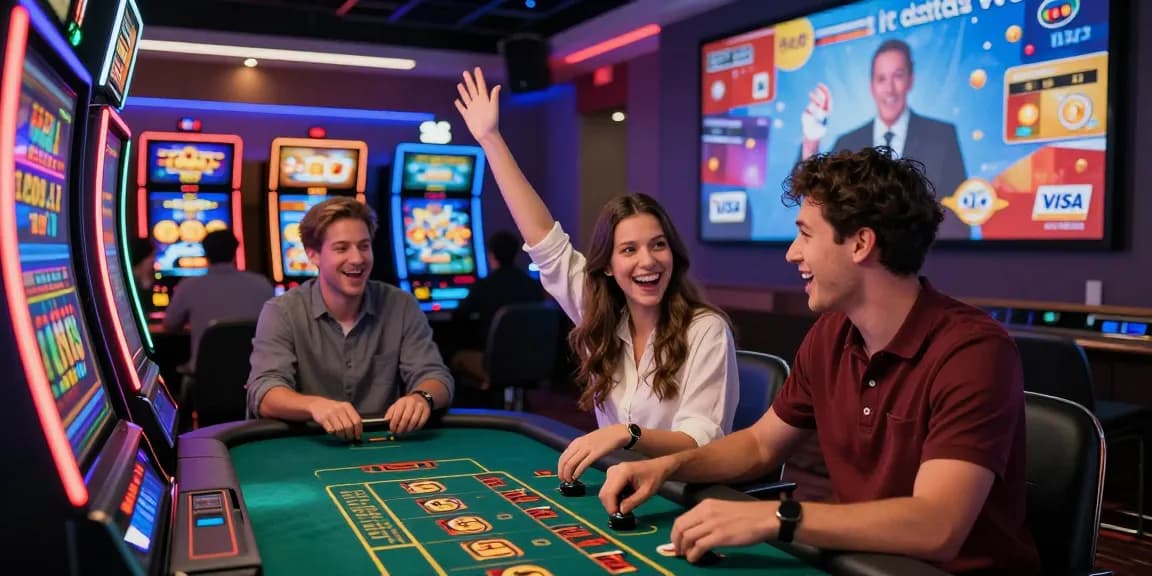 Experience the excitement of credit card casinos at https://eccleshallparishcouncil.co.uk with diverse players enjoying various games.