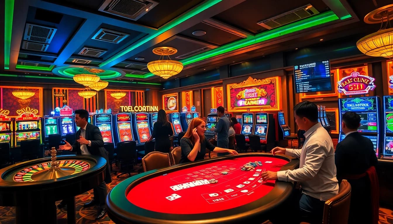 Experience the thrill of high-stakes gaming at 58WIN Vip with luxurious casino elements.