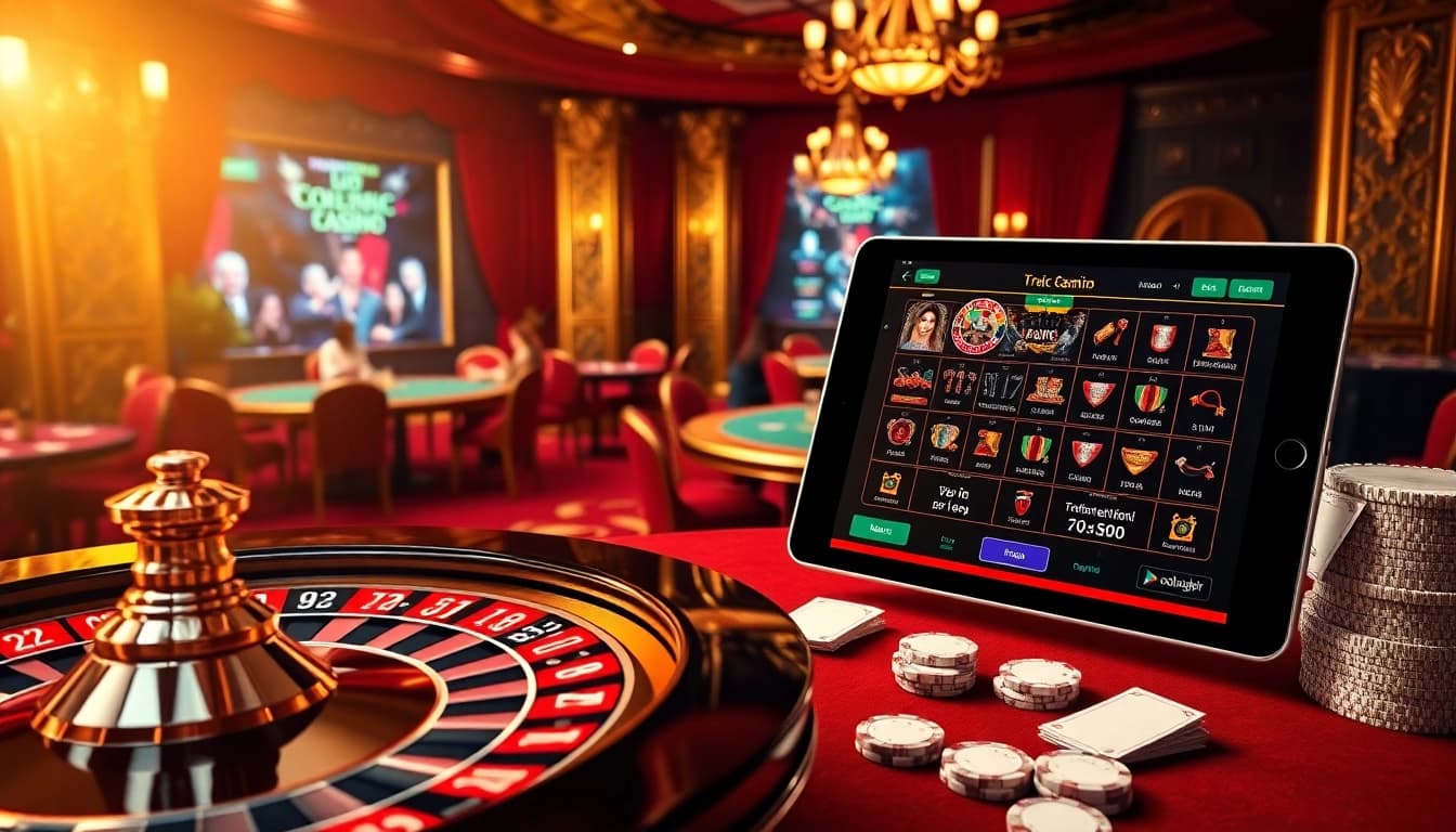 Lô Đề Trực Tuyến exciting online gaming experience with vibrant casino elements.