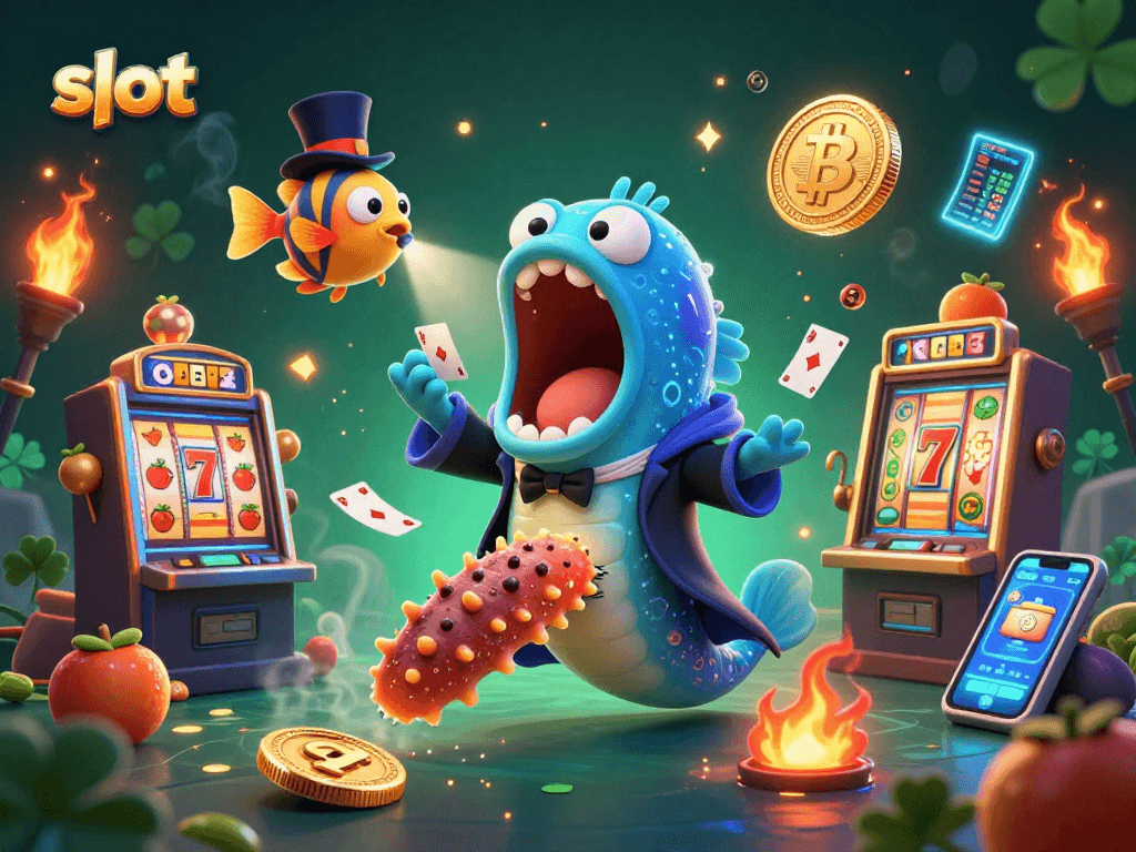 Experience the thrill of slots with vibrant 3D characters and energetic casino themes.