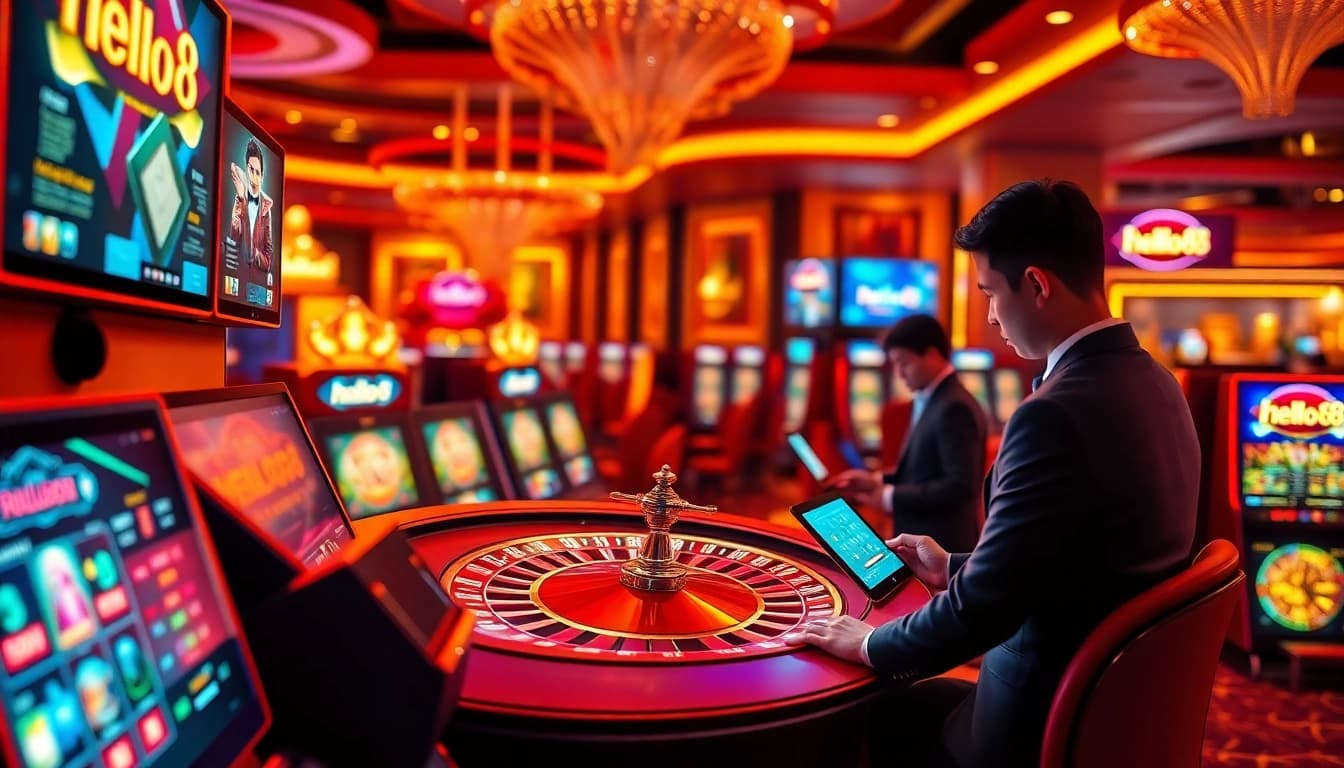 Experience the thrill of winning at hello88 with an engaging online casino environment featuring vibrant games.
