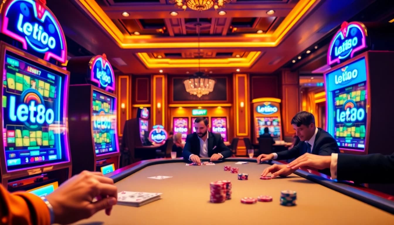 Experience the thrill of winning at lego138 with a vibrant casino scene filled with excitement.