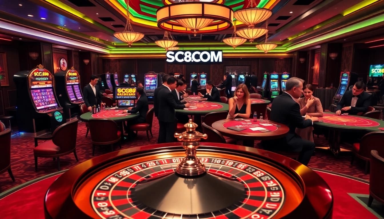 Experience thrilling gameplay at SC88.COM with vibrant casino games and a luxurious atmosphere.