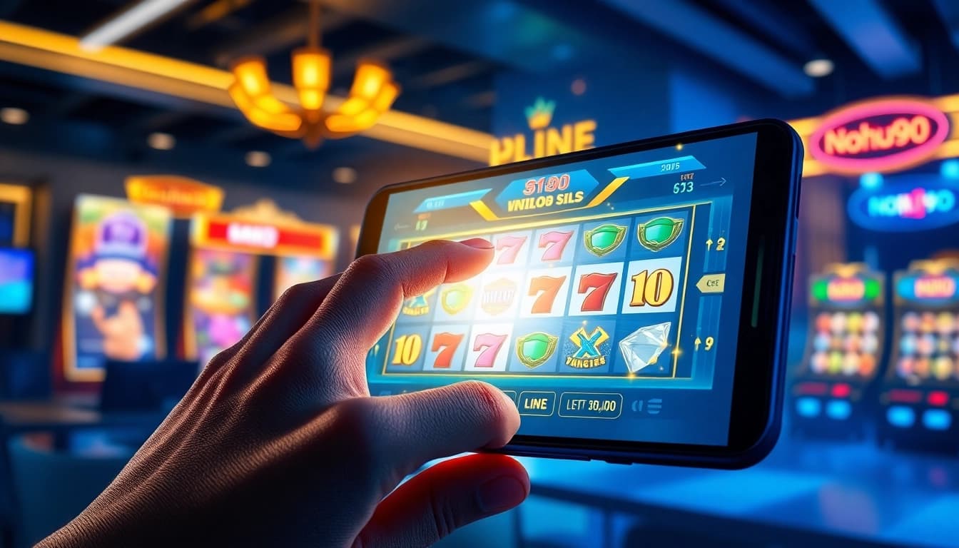 Nohu90 online gambling experience with vibrant slot games and engaging interface.