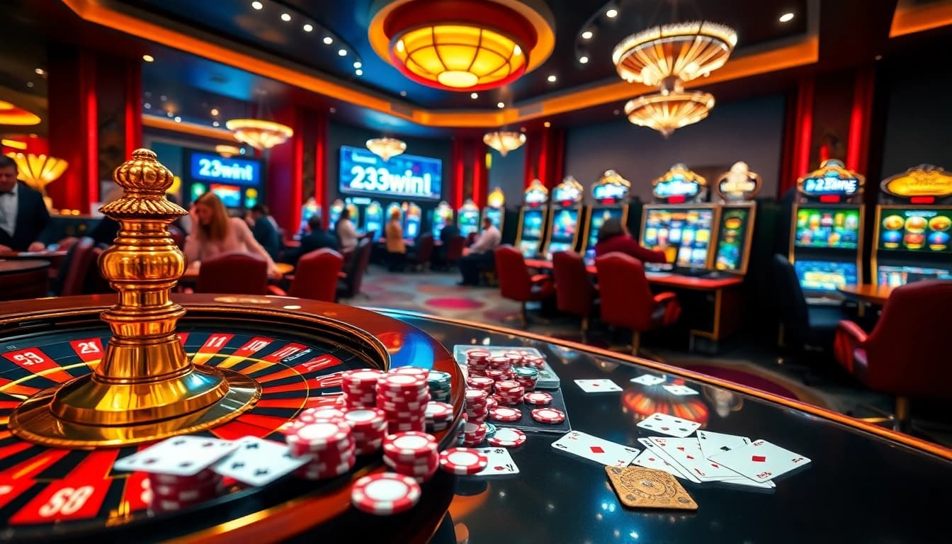 Experience the excitement of winning at 23win1 casino with vibrant gaming visuals.