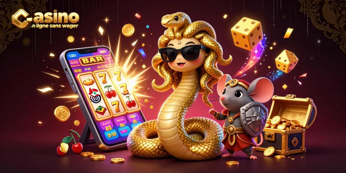 Experience excitement with casino en ligne sans wager featuring Medusa and a warrior mouse among jackpots and treasures.