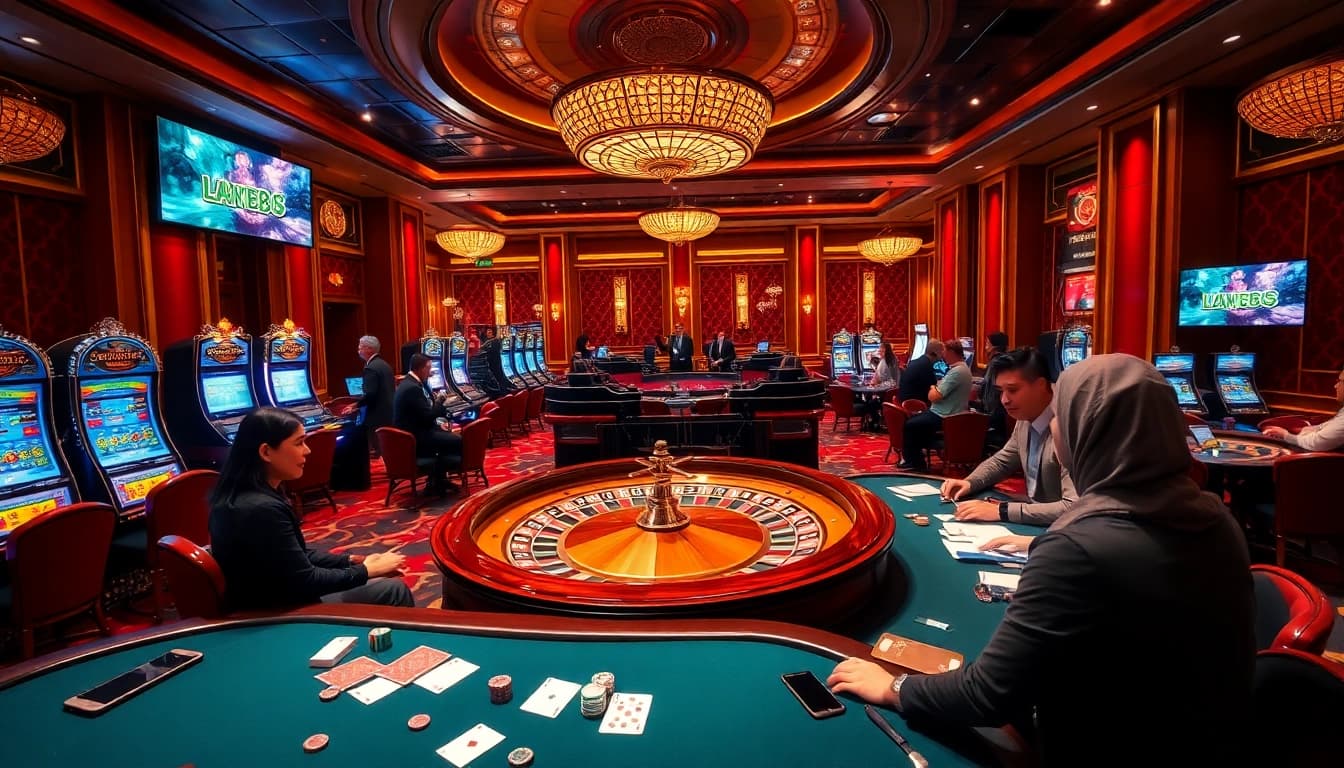 Experience luxury gaming at lv88 with a vibrant casino atmosphere filled with excitement.