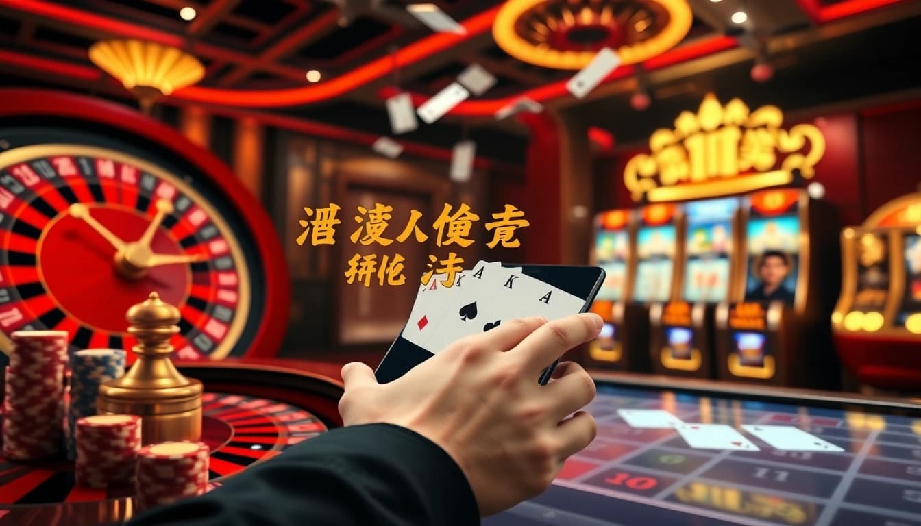 Player placing strategic bets on live casino interface at Nhà cái uy tín hàng đầu châu Á platform with poker chips and roulette