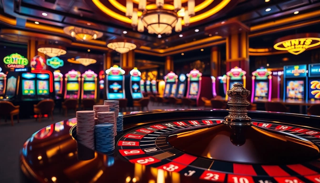 Experience thrilling gameplay at https://xin88hv.site/, featuring roulette excitement in a luxurious casino setting.