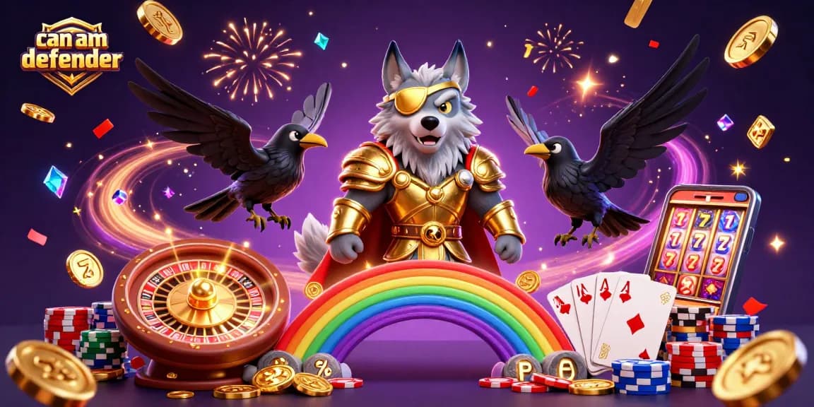 Spin the slots with can am defender while Odin reigns with winning coins and treasures!