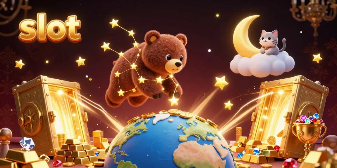 Experience thrilling slot gameplay with vibrant 3D fantasy elements and treasure-filled scenes.