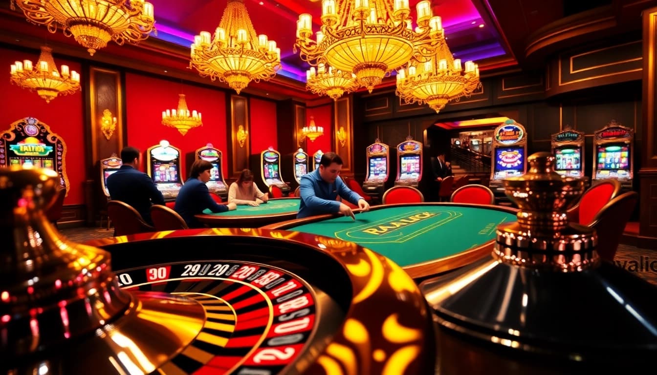 Experience the thrilling world of raja luck at a vibrant casino with high-stakes games.
