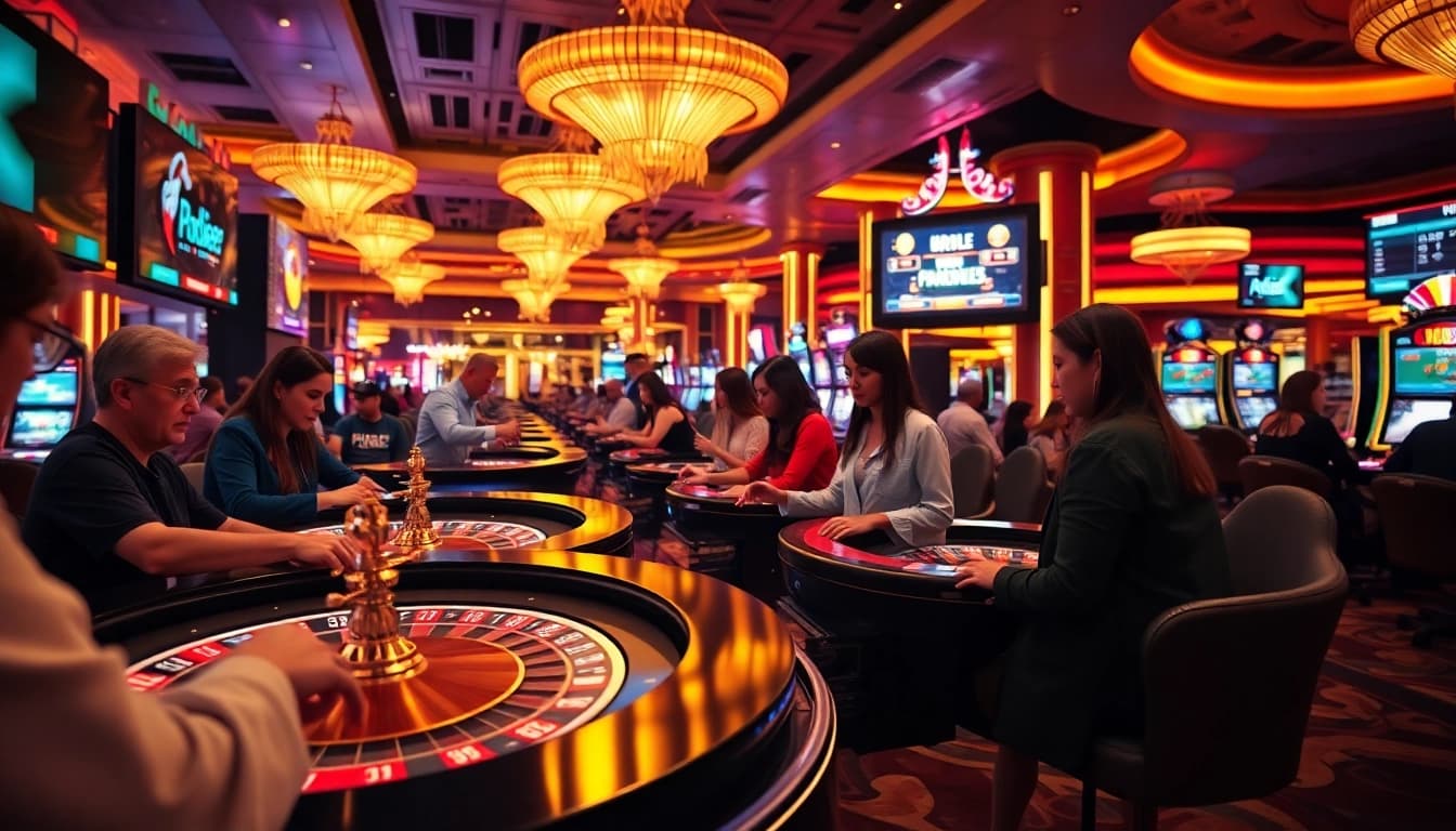 Experience the thrill of Nova88 4D gaming with vibrant players, neon lights, and excitement.