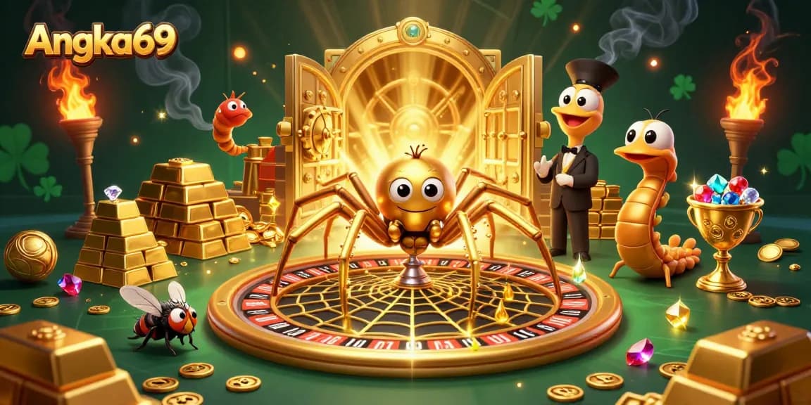 Place strategic bets at Angka69 with a golden web of gaming rewards and thrilling wins!