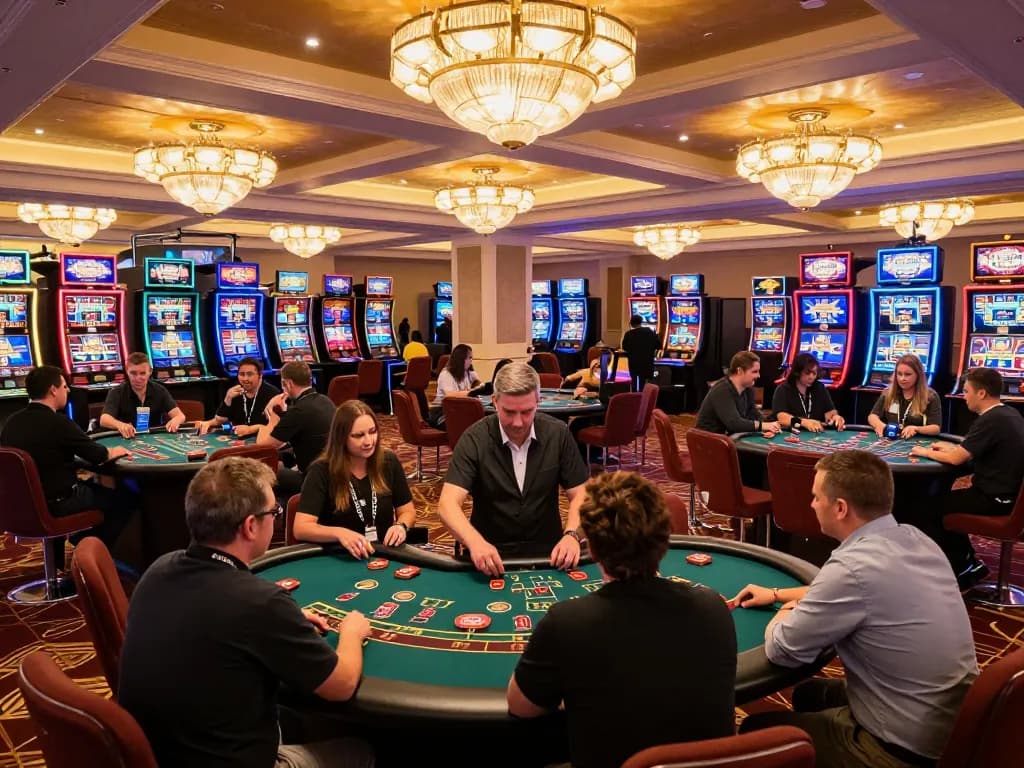 Players enjoying blackjack at tg88 casino with vibrant atmosphere and engaging gameplay.