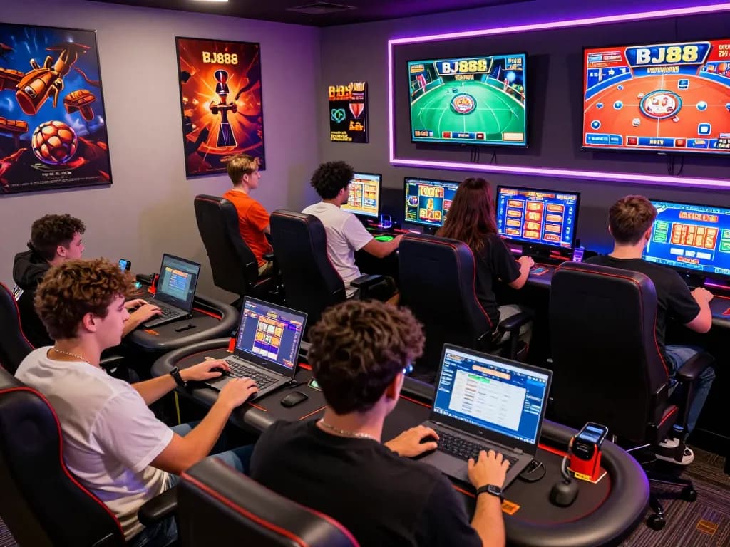 Players enjoying various games on BJ888 platform, highlighting an engaging online gaming atmosphere in 2026.