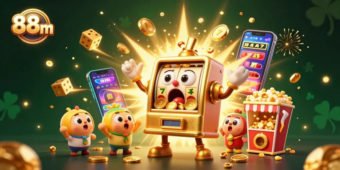 Experience the thrill of winning with 88m’s vibrant slot machines and joyful casino atmosphere.
