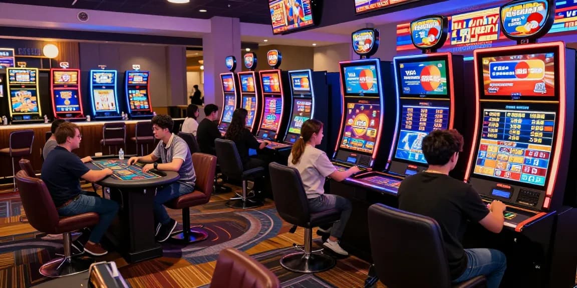 Engaging players enjoying credit card casinos at pavilions.org.uk, showcasing exciting games and banking options.