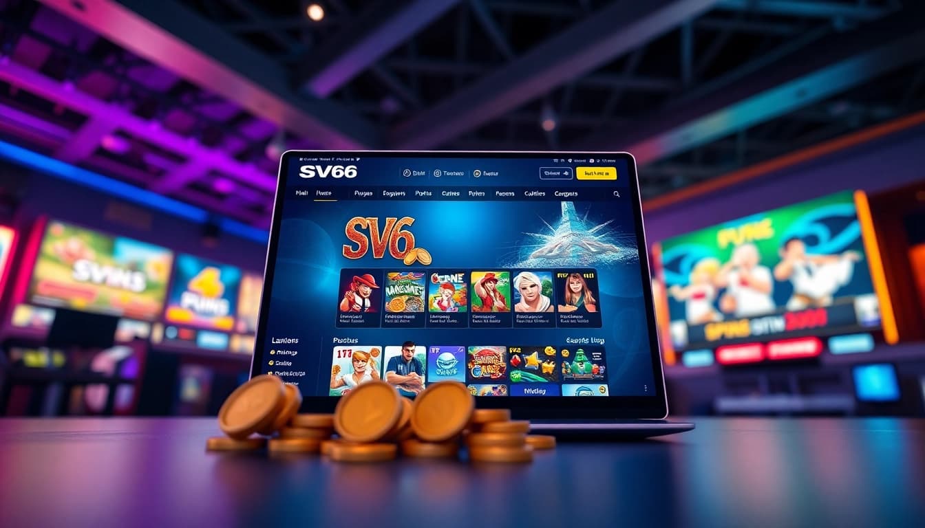 Explore the dynamic SV66 online gaming platform showcasing 5000+ games available for betting.