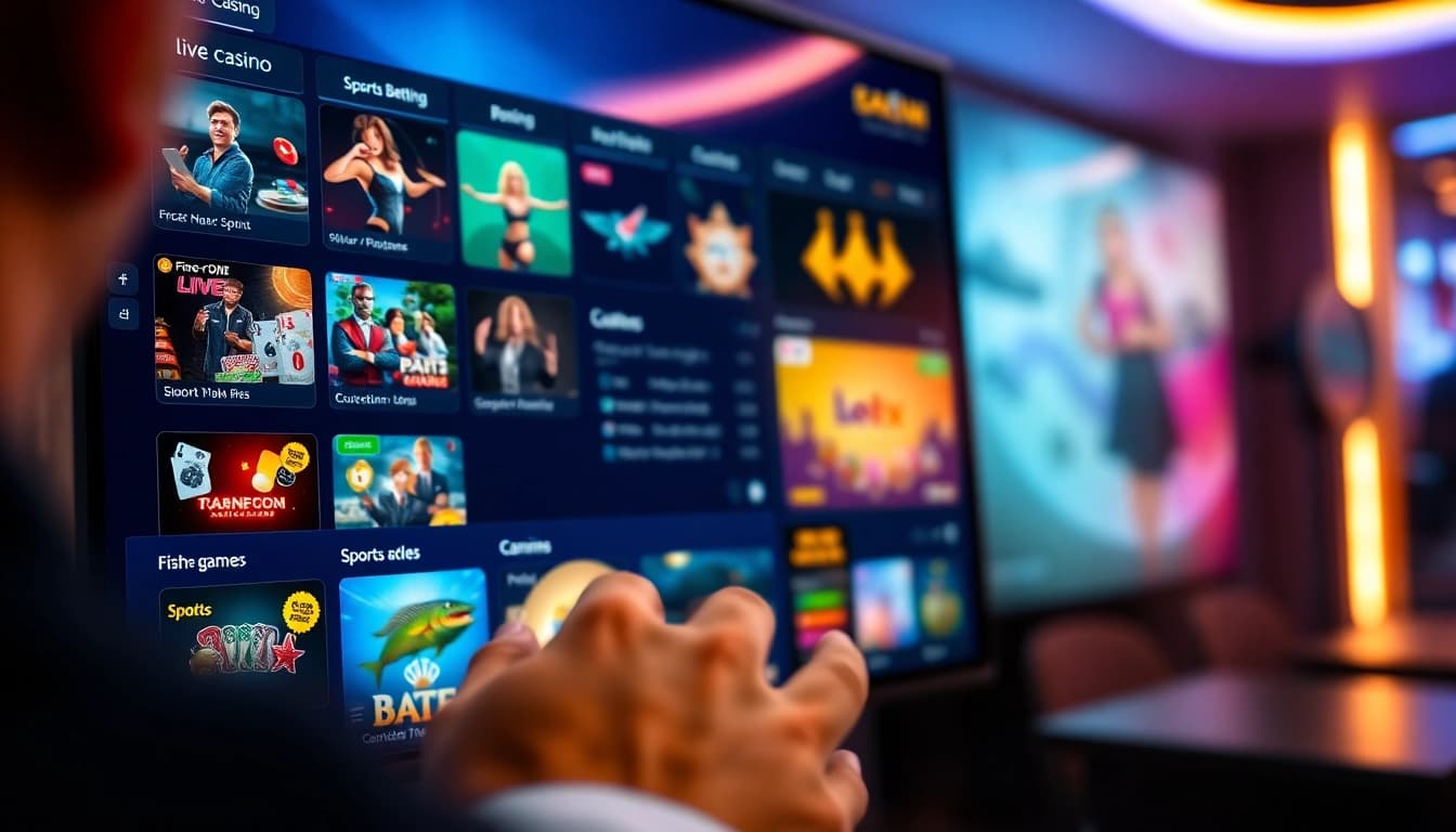 Engaging gaming interface at UU88, featuring diverse game options and inviting atmosphere.