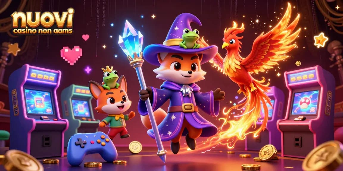 Impegnati nei nuovi casino non AAMS con una volpe magica, una fenice e elementi di gioco dinamici.