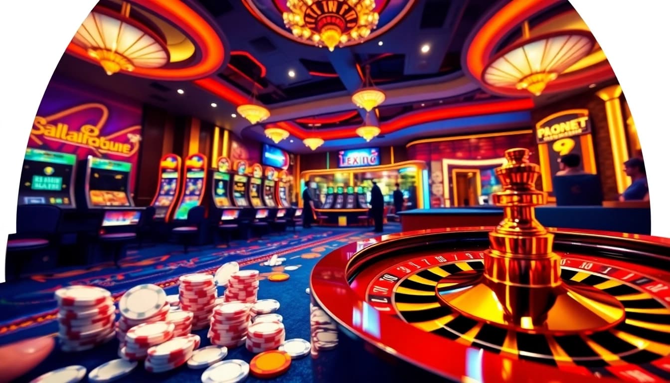 Experience thrilling online casino action with uk88 video visuals of poker and slot machines.