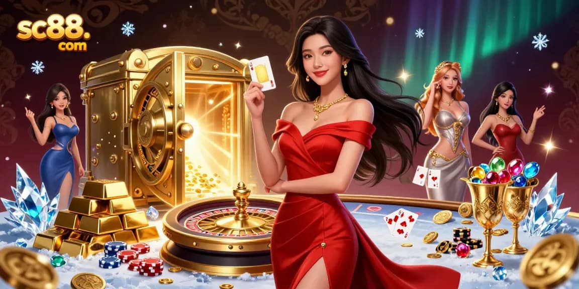 Experience the excitement of sc88. com with glamorous casino scenes featuring vibrant elements of rich rewards.