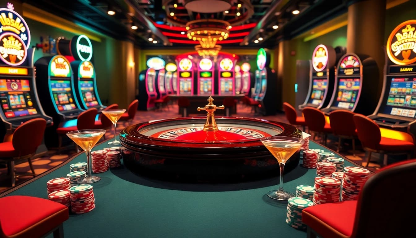 Experience the thrill at the best online casino with a luxurious roulette table and vibrant chips.