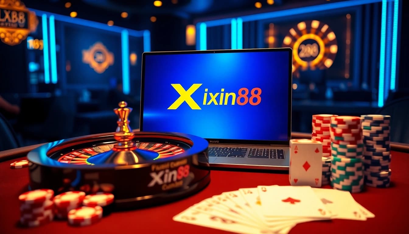 Experience luxury gaming with Xin88's vibrant online casino atmosphere.