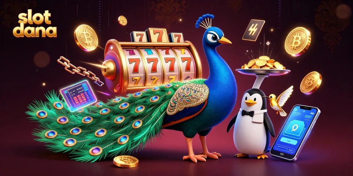 Spin the reels for big wins at slot dana, featuring unique characters and vibrant casino elements.