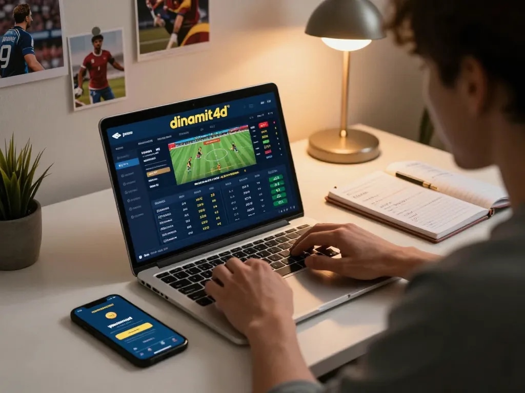 Experience dynamic online betting on dinamit4d with live odds and intense focus in a modern setup