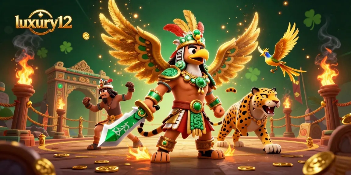 Menangkan permainan slot di luxury12 dengan kombinasi pahlawan Aztec dan simbol keberuntungan.