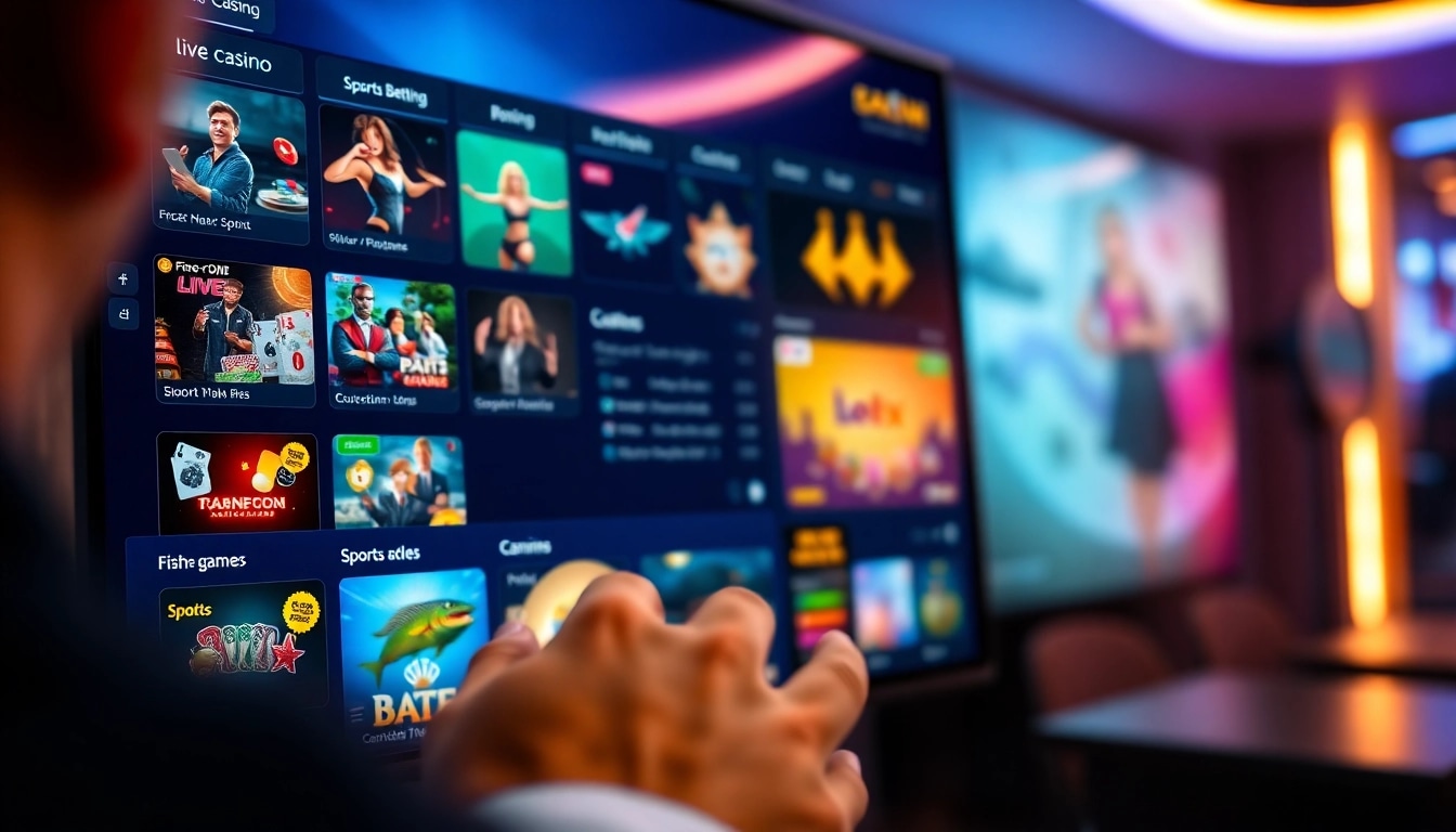 Engaging gaming interface at UU88, featuring diverse game options and inviting atmosphere.
