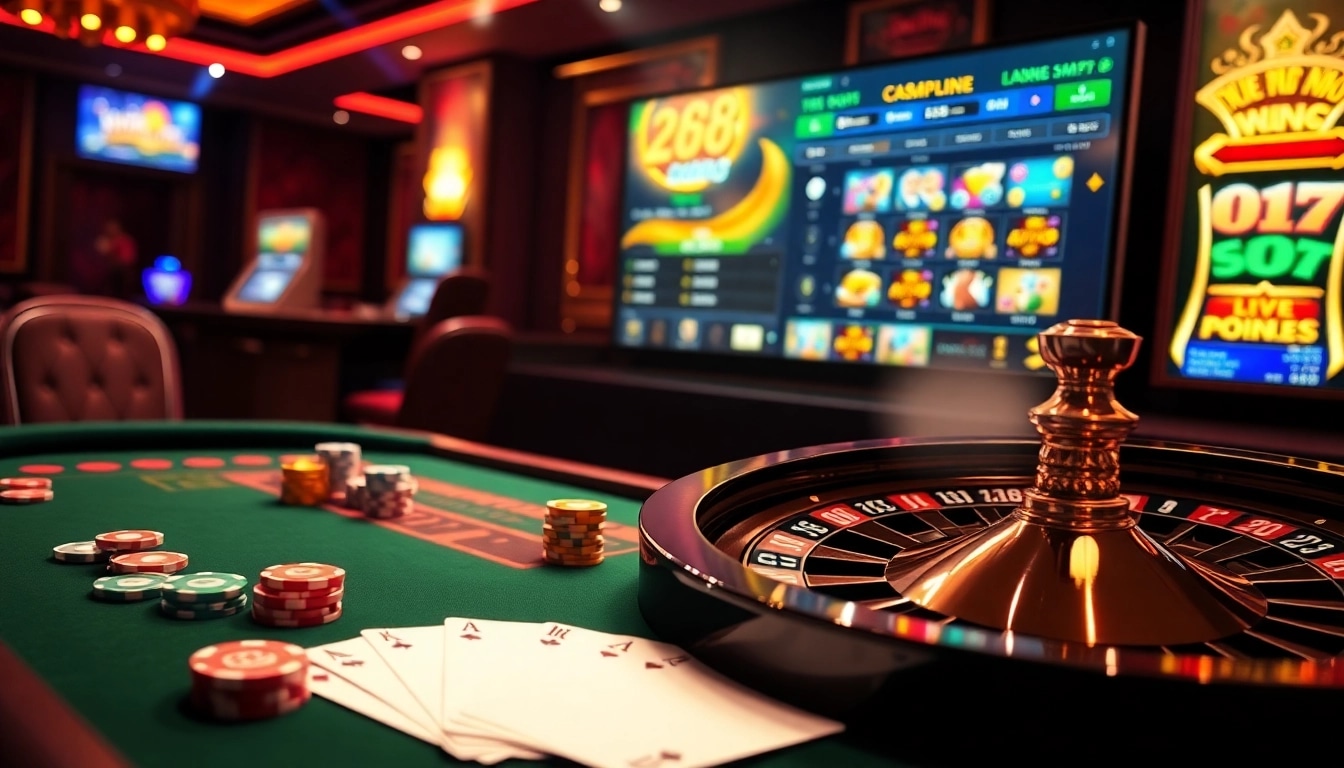 Win big at https://xx88.gb.net/ while enjoying a vibrant online casino atmosphere with poker chips and roulette.