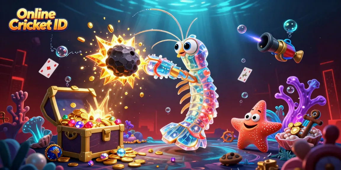Engage in thrilling gameplay with Online Cricket ID featuring vibrant underwater fantasy themes and dynamic betting elements.