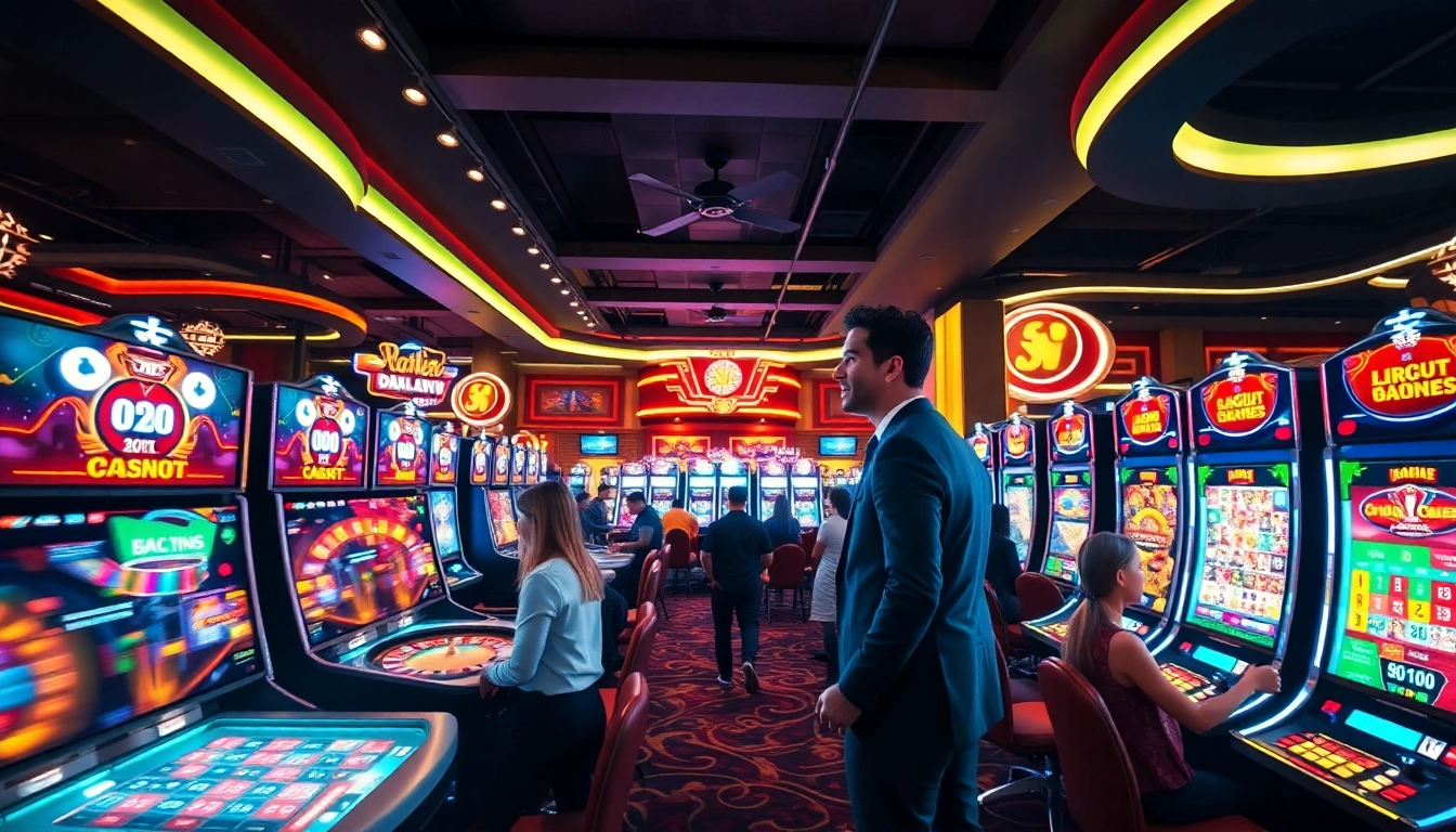 LV88 online casino scene with excited players enjoying games and vibrant atmosphere.