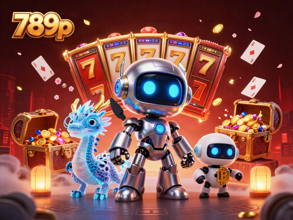 Experience thrilling gameplay excitement with 789p, featuring dynamic 3D illustrations of casino elements.