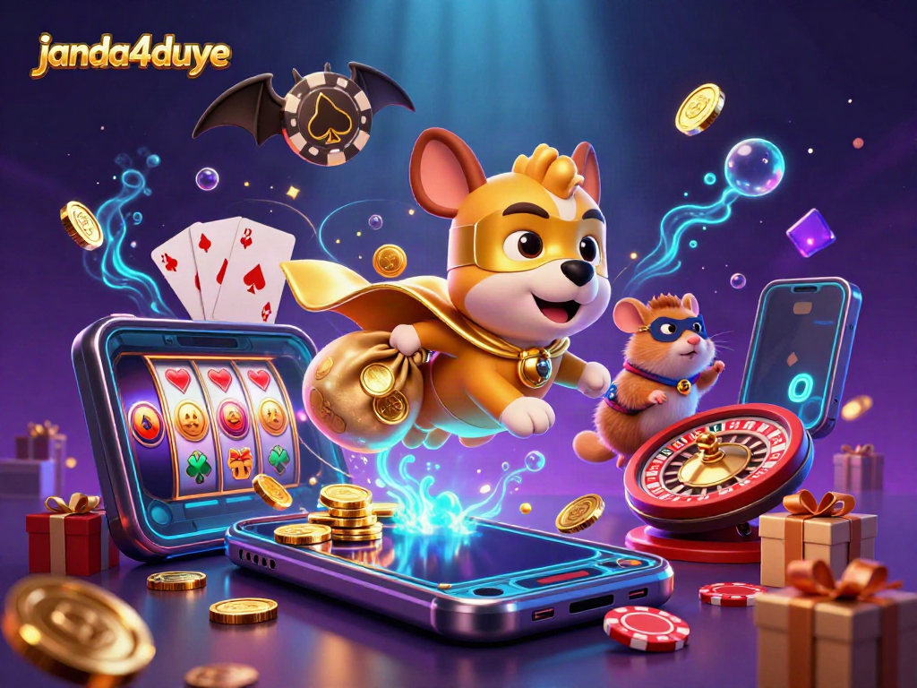 JANDA4DUYE menyuguhkan permainan slot modern dengan elemen berenergi dan karakter kartun menarik.