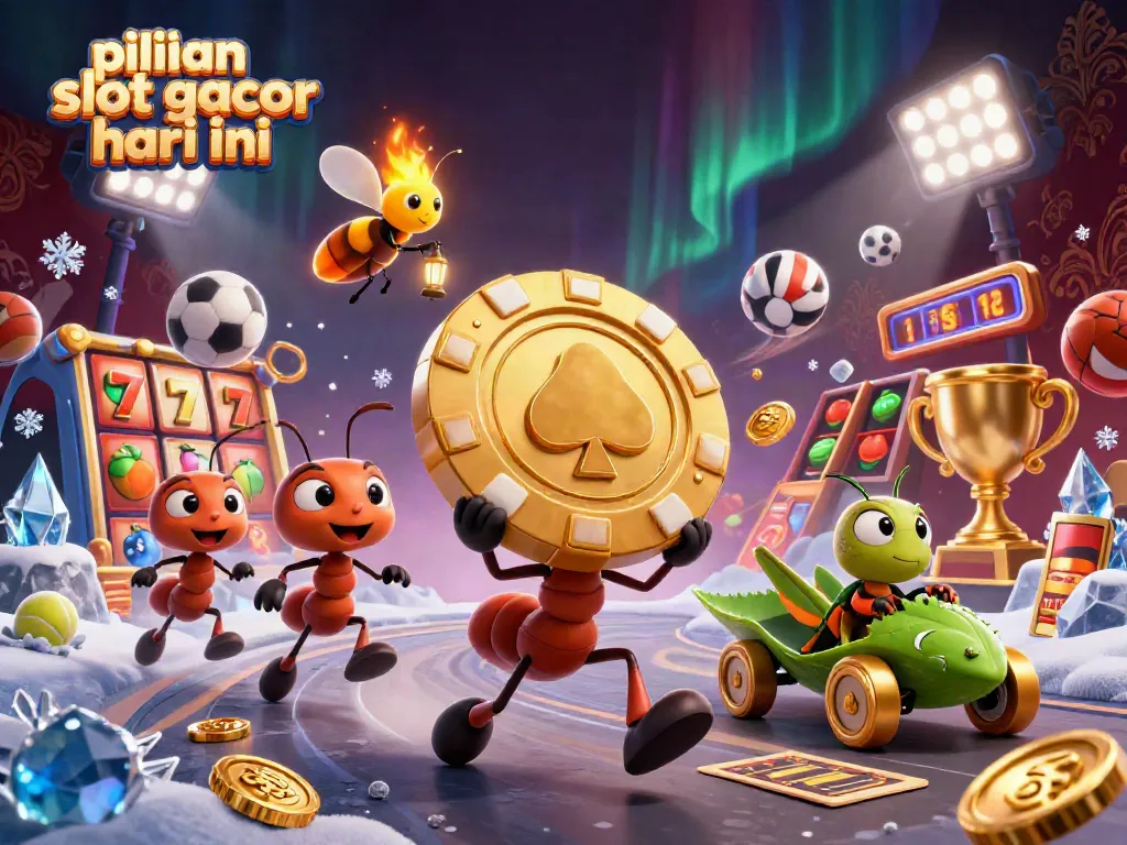 Menemukan pilihan slot gacor hari ini dengan karakter kartun 3D melakukan pencurian poker chip emas yang sangat besar.
