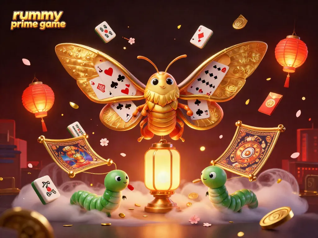 Experience the exciting rummy prime game with vibrant 3D elements and captivating design.