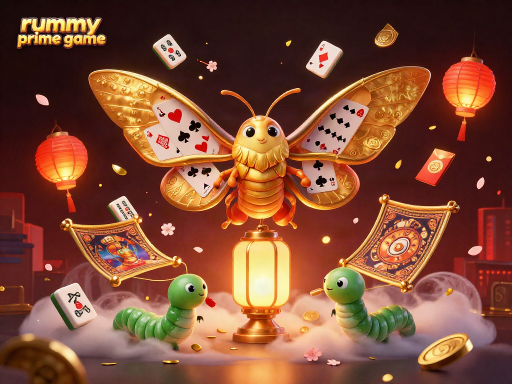Experience the exciting rummy prime game with vibrant 3D elements and captivating design.