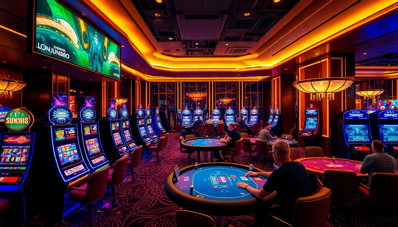 Experience the thrill of winning on the jun888 online casino platform with vibrant gaming visuals.